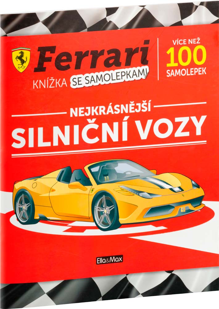 FERRARI, silniční vozy – Kniha samolepek | ♥ DITIPO.cz