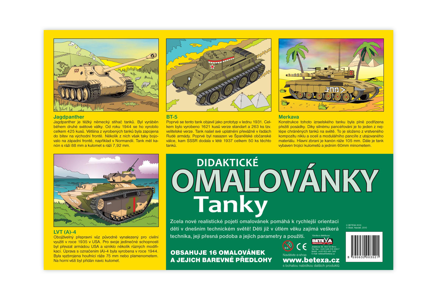 Tanky - Omalovánky | ♥ DITIPO.cz